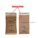 50pcs Bolsa de Calor Seco Desechable para Uñas, Bolsa Kraft para Utensilios de Uñas, Tijeras Metálicas, Pinzas, Bolsa para Cabeza de Molienda, Limpieza en Seco
