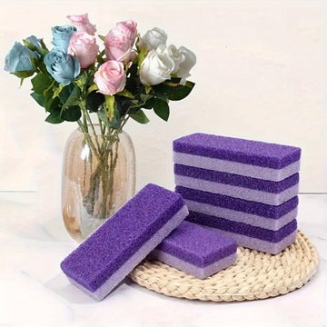 Piedra de afilar para pies con espuma de poliuretano, esponja de pimienta de doble cara para eliminar la piel muerta de los pies.