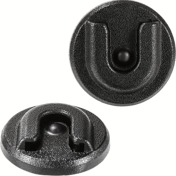 1/2pcs Colgador Universal de Micrófono para Radio CB Ham, Soporte de Micrófono con Perilla Redonda y Adhesivo para Motorola HLN9073B CDM1250 CDM750 GM300 M1225 GM3688 GTX800 Kenwood TK768G TK868G TM471A Radios Bidireccionales