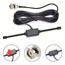 Antena de Montaje Adhesiva para Coche y Camión VHF UHF, Antena Dipolo Macho BNC Compatible con Radios Amateurs Ham para Vehículos, Compatibles con Uniden Bearcat Whistler Shack