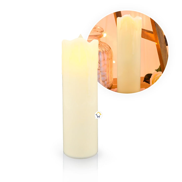 Vela LED Decorativa Navidad Fiestas Lámpara Portátil MJ-021