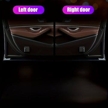 2pcs Luces de Bienvenida para Puerta de Coche, Luces de Bienvenida con Diseño de Alas de Ángel, Diseño Mini, Fáciles de Llevar, Muy Adecuadas para Asistir a Eventos, Suministros para Fiestas, Funcionan con Pilas No Incluidas