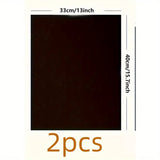 2 piezas de fundas para horno antiadherentes - Reutilizables, lavables, resistentes al calor para estufa de gas y fondo del horno, protector de cocina, limpiador de estufa, protección de estufa | Alfombrilla resistente al calor | Alfombrilla duradera par