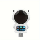 Purificador de aire Space Explorer Mini, Plug and Play, Sin operación de botón, Filtración automática 24/7, Esencial para el hogar, Portátil para uso en coche, Material de plástico, Alimentado por USB, Baja tensión ≤36V