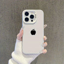 Estuche Minimalista de Negocios con Patrón de Manzana Plateada Adecuado para iPhone 16 PRO MAX, iPhone 15 PRO MAX 14 16 PLUS 15 13 12 11 7 8P X XR XS MAX, Funda Móvil Anti-Caída de Alta Estética Modelo A429TYBL68