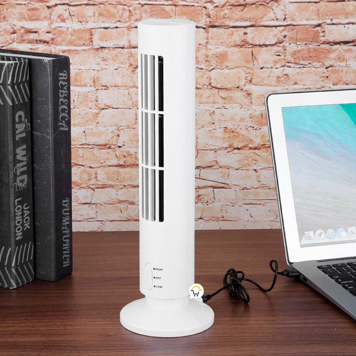 Mini Ventilador Torre USB Climatizador Portátil MVUSB
