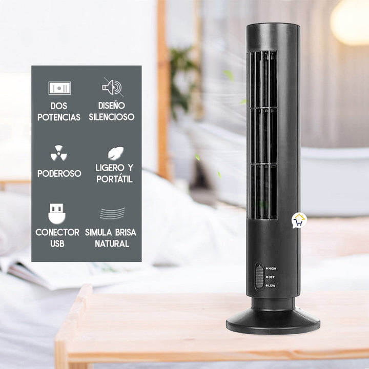 Mini Ventilador Torre USB Climatizador Portátil MVUSB