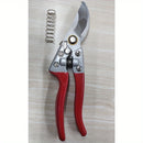 Tijeras de poda de jardín profesionales de estilo clásico, con cuchillas de acero de alta calidad afiladas, diseño ergonómico con asa roja, antideslizantes, operación manual, ideales para el mantenimiento de árboles frutales y jardines, tijeras de jardín