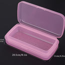 Bandeja de esterilización de acrílico para cuidado de uñas - Caja de almacenamiento transparente con tapa, ideal para desinfectar y limpiar herramientas y equipos de salón de uñas, equipos de salón de uñas|Diseño minimalista|Construcción de acrílico, sum