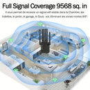 OEKE 6-antenas 2.4GHz WiFi Extender & Repeater - Capacidad para 25 dispositivos, cobertura amplia, WPS, enchufa y juega, 110-130V, fuente de alimentación de EE. UU. para hogar y oficina, WiFi Extender para hogar, red de oficina, diseño de tecnología mode