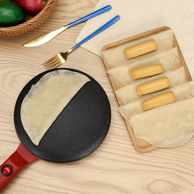 Forma de Panqueques Antiadherente de Un Solo Lado con Control Inteligente de Temperatura - Fácil de Limpiar, ¡Perfecto para Principiantes, Ideales para Panqueques, Rollos Primavera y Más! Aparato de Cocina Doméstico | Accesorio Elegante para la Cocina |