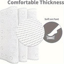 Tapete de baño antideslizante de PVC con ventosas para bañera y ducha - Cómodo tapete de bañera de espuma, fácil drenaje, diseño sin desbordamiento, apto para niños y adultos (1 unidad)