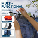 1 cuerda para tender ropa retráctil y portátil para viajes, con 12 pinzas, ideal para secar ropa en interiores o exteriores, accesorio para camping