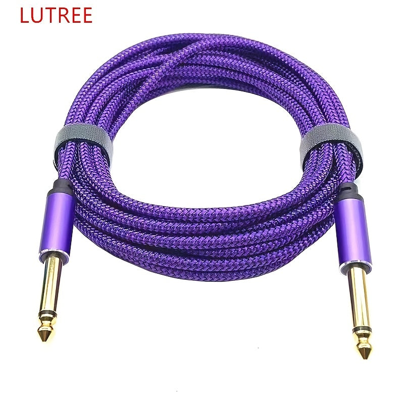 Cable de audio de 6.35 mm macho a macho con reducción de ruido, para consola de mezclas, amplificador de potencia y conexión de guitarra Mubesi, Eid Al-Adha Mubarak