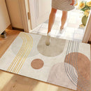 Alfombra de Puerta Antideslizante de Lujo - Súper Absorbente, Alfombra de Poliéster Suave para Baño, Dormitorio, Sala de Estar y Entrada - Lavable a Máquina