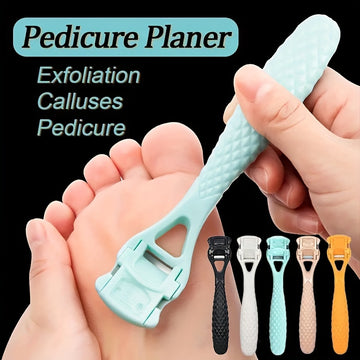 3 Piezas Raspador de Pies, Eliminador de Cutículas Beige y Herramienta para Cuidado de Talones y Plantillas, Kit de Belleza e Higiene Personal