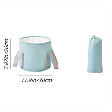 Baño de pies portátil y plegable - Ideal para remojar los pies después de períodos largos de relajación, adecuado para viajes y camping, no requiere electricidad, sin fragancia, hecho de materiales duraderos y diseñado para almacenamiento fácil.