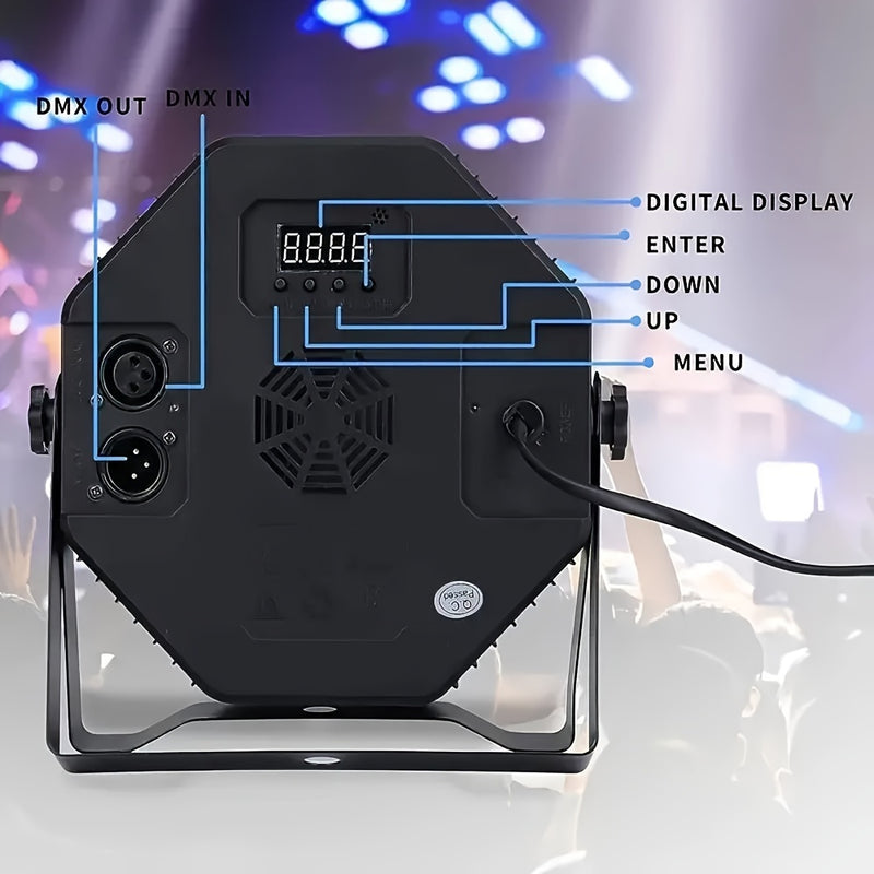 36 Luces LED de colores para estudios de baile, iluminación de escenario para bodas y actuaciones, mejorando la atmósfera.