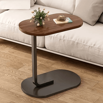 [2 Colores Disponibles] Mesa Pequeña En Forma De C De Estilo Moderno Y Sencillo | Diseño De Estilo Nórdico, Versátil Para Todos Los Estilos De Hogar, Lujo Ligero Y Alta Apariencia, Estable Y Duradera!