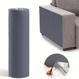 Un rollo de alfombra gris autoadhesiva recortable para soporte de marco de escalada para gatos, alfombra para escalones de muebles de pared para gatos, alfombra para rascar gatos, protector de sofá para rascar gatos, alfombra para rascar gatos