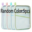 Bolsa de Archivo con Cremallera Tamaño A4 - Malla Transparente Engrosada, Material Duradero de Nailon, Bolsa de Almacenamiento Multifuncional con Asas Coloridas, Ideal para Organizar Materiales de Exámenes Estudiantiles, Libros y Papelería de Oficina