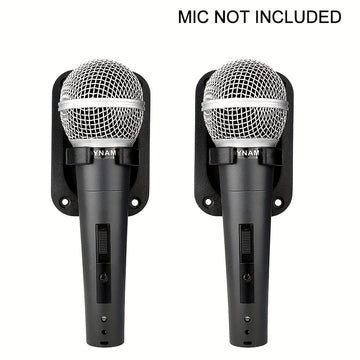 Dos Soportes de Micrófono de Altavoces Plegables