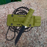 Mini Cuchillo Táctico Camping Abrecartas Con Cadena CD05