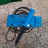 Mini Cuchillo Táctico Camping Abrecartas Con Cadena CD05