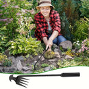 Juego de 3 piezas de acero inoxidable para eliminar malezas, manual, con herramienta de jardinería en forma de L, para eliminar moho de ladrillos y limpiar el borde de la hierba. Herramientas de jardinería duraderas.