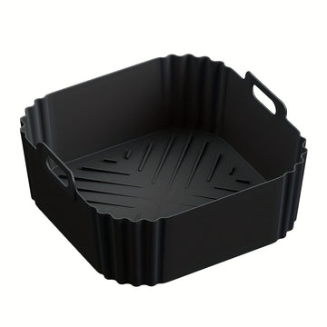 8,86 pulgadas de reutilizables, rectangulares, de silicona para freidor de aire, para Ninja AF140, AF141, AF180, AF181, Philips HD9270 y otros modelos - Antiadherente, resistente al calor, fácil limpieza, accesorio para hornear | Forma cuadrada | Silicon