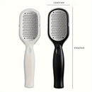 Juego de Lima y Raspador Metálico Antialérgico para Pies - Ideal para Suavidad y Cuidado en Beige Claro Seco | Herramienta Esencial para Pedicura Duradera | Exfoliación de Pies