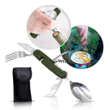 Navaja Multiusos Scouts 6 en 1 Cuchara Tenedor Sacacorchos MJ450