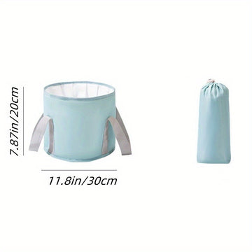 Baño de pies plegable y portátil con asas - Diseño aislado de 5 capas, ideal para viajes, pesca, camping y spa en casa - Sin fragancia, no necesita energía, baño de pies plegable | Baño de pies aislado