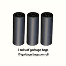 Bote de Basura Colgante Compacto para Puerta de Coche con Tapa - A Prueba de Fugas y Agua, Incluye 1 Rollo de Bolsas de Basura, Solución de Almacenamiento Versátil para el Hogar y el Vehículo