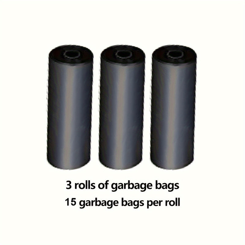 Bote de Basura Colgante Compacto para Puerta de Coche con Tapa - A Prueba de Fugas y Agua, Incluye 1 Rollo de Bolsas de Basura, Solución de Almacenamiento Versátil para el Hogar y el Vehículo