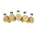 5pcs Accesorios para Estufa 5 Boquillas de Estufa de Apertura Diferente SABAF Accesorios para Estufa de Gas Boquilla de Latón Apertura 0.5-0.65-0.7-0.87-0.95mm Apertura 0.5-0.7-0.7-0.87-1.02mm