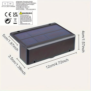 Luz Solar Para Exteriores, Aplique De Pared Para Patio, Patio, Exterior, 7 Formas, Aplique De Pared Superior, Interruptores Automáticos De Iluminación Nocturna