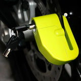 Candado Freno De Disco Con Alarma 110 dB Para Moto Bicicleta RF 303