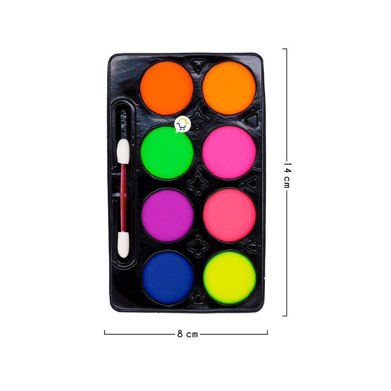 Pinta Caritas Maquillaje Halloween Fiestas 8 Colores NA080