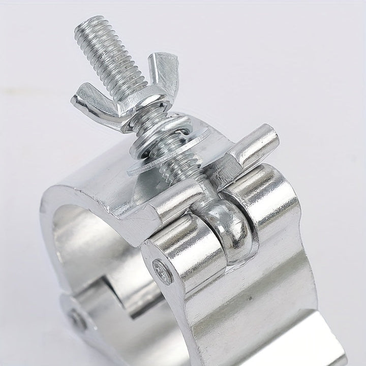 Hebilla de anillo simple, conector de armadura de estante, gancho de luz de escenario, gancho de rendimiento, cierre de tarjeta cruzada, hebilla de aleación de aluminio