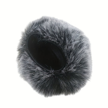 Pantalla de viento compatible con Zoom H1n Furry, conector XLR, protección contra el viento para grabaciones en interiores y exteriores, sin necesidad de batería