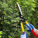 1 Cortaespines de jardín ergonómicos con mango de acero de alta resistencia - Cortaespines de metal duraderos para setos, árboles, césped y jardinería, diseño de dos manos, cuchilla afilada, no necesita electricidad, herramienta de jardín moderna, herram