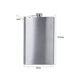 Licorera Whiskera Cantimplora Acero Inoxidable 9 Oz De Bolsillo MJ093