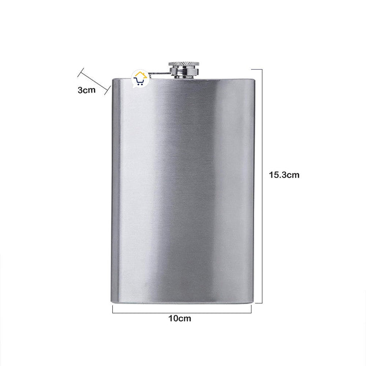 Licorera Whiskera Cantimplora Acero Inoxidable 9 Oz De Bolsillo MJ093