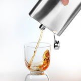 Licorera Whiskera Cantimplora Acero Inoxidable 9 Oz De Bolsillo MJ093