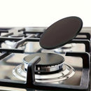 Paquete de 4 Cubiertas para Quemadores de Estufa de Gas de Aleación de Aluminio SABAF - Elegantes en , Duraderas y Fáciles de Limpiar, Ideales para Uso Doméstico en la Cocina, Protección para Quemador de Gas | Superficie Pulida | Construcción Resistente,