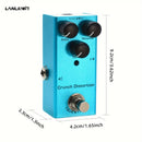 Pedal de Efectos para Guitarra Eléctrica Crunch Distortion Tipo Mini Simple DC 9V True Bypass Equipado con Cable de Refuerzo USB5V a 9V