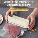 Selladora de Vacío Portátil Recargable USB - Máquina Multifuncional Automática para Sellado de Alimentos con Sistema de Sello, Función de Extracción y Inflación Externa, Adecuada para 10 Escenarios: Hogar, Escuela, Conservación Comercial de Alimentos, Pi