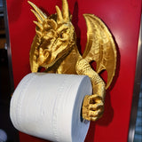 Extractor de Papel Dragón Fantasía" – La fusión perfecta entre arte 3D y funcionalidad para decoración del baño, hogar o dormitorio – Portaherramientas con garra móvil en múltiples colores, regalo ideal para amigos