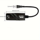 Adaptador Ethernet Gigabit USB 3.0 Plug-and-Play, tarjeta de red externa USB a RJ45, tarjeta de red externa para computadora USB 3.0, tarjeta Ethernet sin controladores de 1000M con puerto USB a RJ45